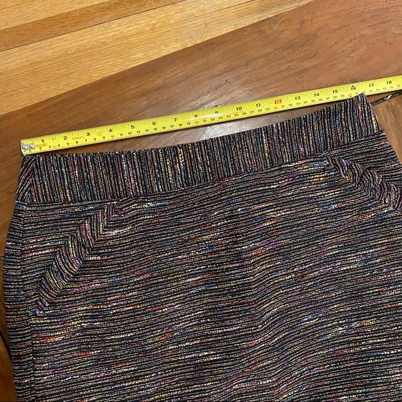 Ann Taylor factory multicoloured textured skirt 10 - Picture 9 of 9